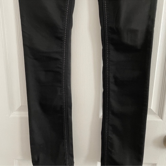Rock Revival Women's straight Black Jeans 25 - Picture 7 of 13